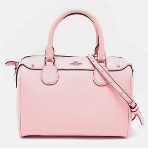 EUC light pink coach mini bennett purse